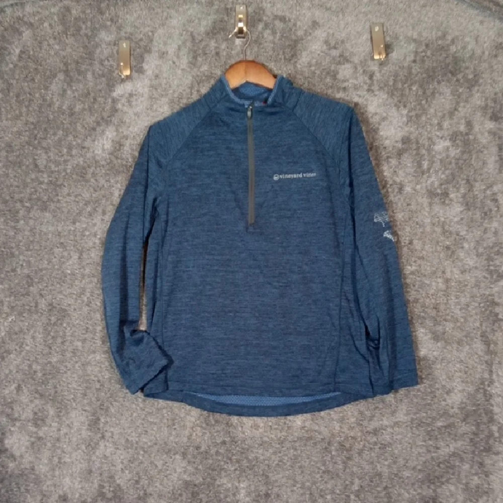 Vineyard Vines Mens Sankaty Half Zip Performance Pull Over Size M